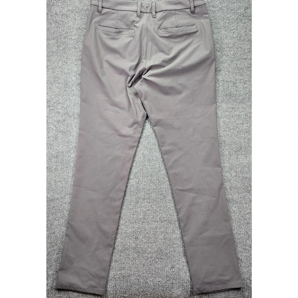 Birddogs Pants Mens 34x34 (34x33) Gray Stretch Performance Golf Pockets Chinos